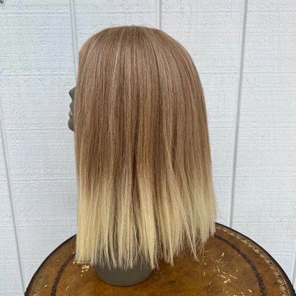 Nwt Sepia lace front synthetic wig long bob 2 tone color T27.613 main image 5
